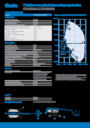 Gelenkarbeitsbühnen auf Rädern Genie Z-60/37 FE 