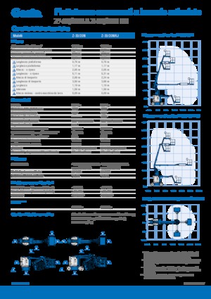 Gelenkarbeitsbühnen auf Rädern Genie Z-30/20N RJ