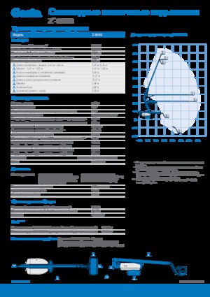 Gelenkarbeitsbühnen auf Rädern Genie Z-80/60