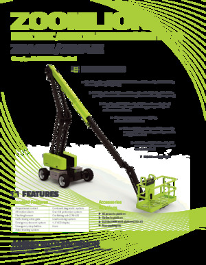 Gelenkarbeitsbühnen auf Rädern Zoomlion ZA46JE