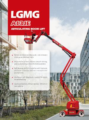 Gelenkarbeitsbühnen auf Rädern LGMG  A13JE-LI