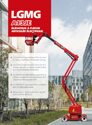 Gelenkarbeitsbühnen auf Rädern LGMG  A13JE-LI