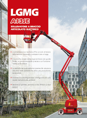 Gelenkarbeitsbühnen auf Rädern LGMG  A13JE-LI