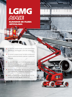 Gelenkarbeitsbühnen auf Rädern LGMG  A14JE