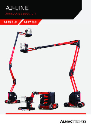 Gelenkarbeitsbühnen auf Rädern Almac AJ 15 ELC