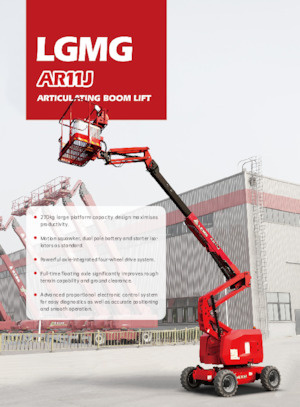 Gelenkarbeitsbühnen auf Rädern LGMG  AR11J