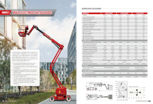 Gelenkarbeitsbühnen auf Rädern LGMG  AR11J