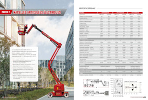 Gelenkarbeitsbühnen auf Rädern LGMG  AR24JE