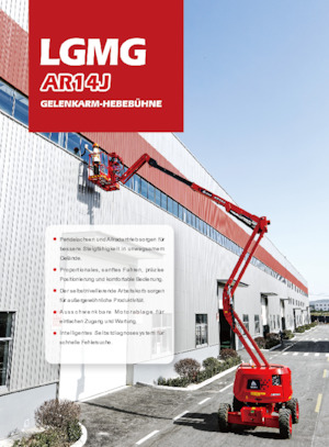 Gelenkarbeitsbühnen auf Rädern LGMG  AR14J