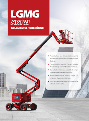 Gelenkarbeitsbühnen auf Rädern LGMG  AR16J