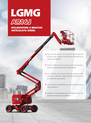 Gelenkarbeitsbühnen auf Rädern LGMG  AR16J