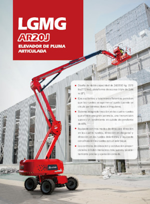 Gelenkarbeitsbühnen auf Rädern LGMG  AR20J