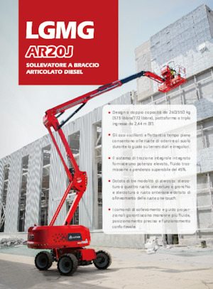 Gelenkarbeitsbühnen auf Rädern LGMG  AR20J