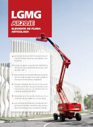 Gelenkarbeitsbühnen auf Rädern LGMG  AR20JE