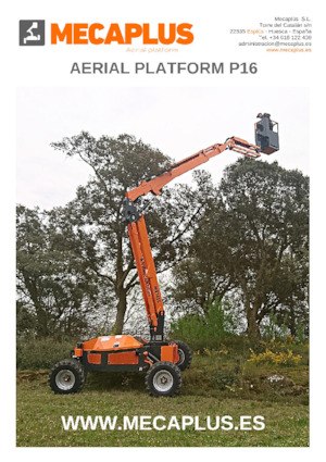 Gelenkarbeitsbühnen auf Rädern Mecaplús P16