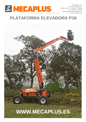 Gelenkarbeitsbühnen auf Rädern Mecaplús P16