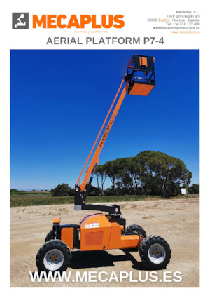 Gelenkarbeitsbühnen auf Rädern Mecaplús P7-4