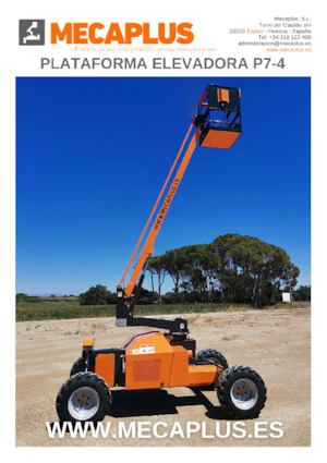 Gelenkarbeitsbühnen auf Rädern Mecaplús P7-4