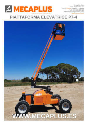 Gelenkarbeitsbühnen auf Rädern Mecaplús P7-4