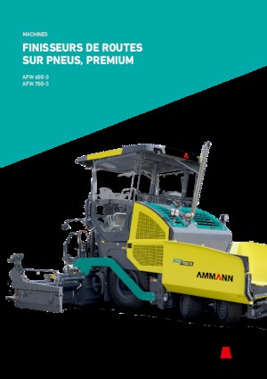 Straßenfertiger auf Rädern Ammann AFW 600-3