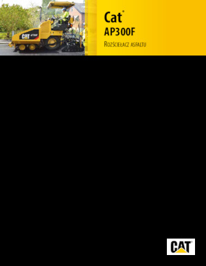 Straßenfertiger auf Rädern Caterpillar AP300F