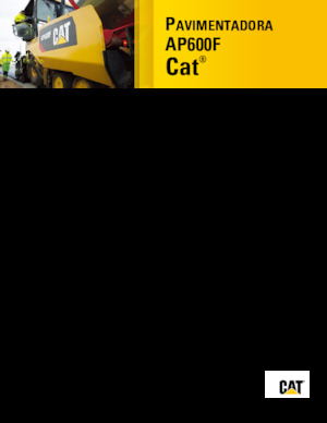 Straßenfertiger auf Rädern Caterpillar AP600F