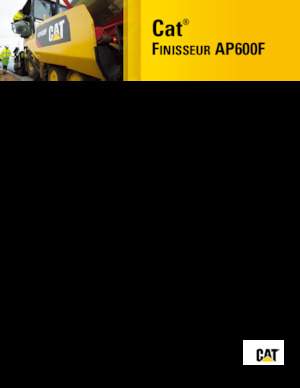Straßenfertiger auf Rädern Caterpillar AP600F
