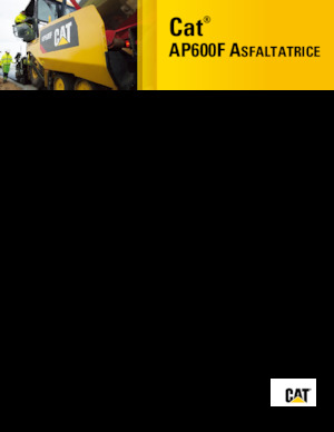 Straßenfertiger auf Rädern Caterpillar AP600F