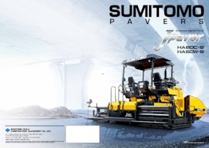 Straßenfertiger auf Rädern Sumitomo HA60W-8