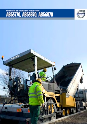 Straßenfertiger auf Rädern Volvo P6870C ABG