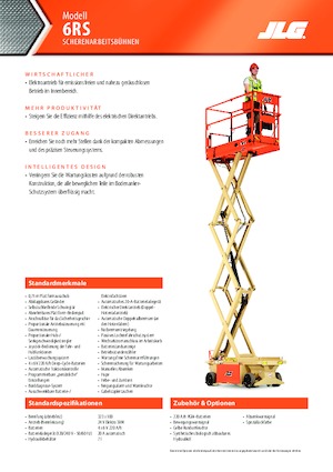 Scherenbühnen auf Rädern JLG 6RS