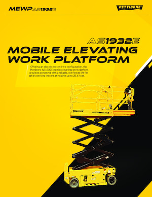 Scherenbühnen auf Rädern Pettibone AS1932E