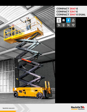 Scherenbühnen auf Rädern Haulotte COMPACT 3947 E Dual