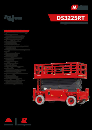 Scherenbühnen auf Rädern MAGNI DS3225RT