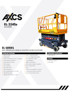 Scherenbühnen auf Rädern AXCS EL-3245e