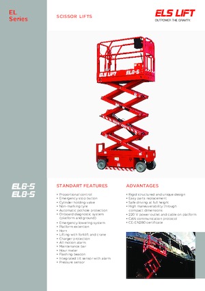 Scherenbühnen auf Rädern ELS Lift EL 6-S