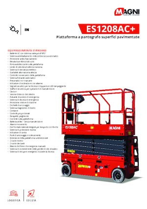 Scherenbühnen auf Rädern MAGNI ES1208AC+