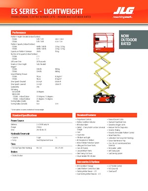 Scherenbühnen auf Rädern JLG ES1330L
