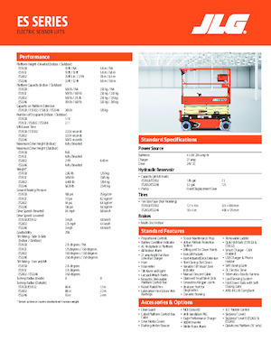Scherenbühnen auf Rädern JLG ES2632