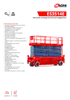 Scherenbühnen auf Rädern MAGNI ES3514E
