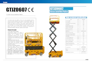 Scherenbühnen auf Rädern XCMG GTJZ0607