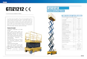 Scherenbühnen auf Rädern XCMG GTJZ1212