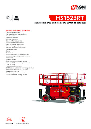 Scherenbühnen auf Rädern MAGNI HS1523RT