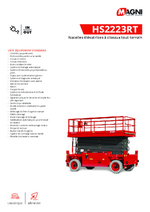 Scherenbühnen auf Rädern MAGNI HS2223RT 