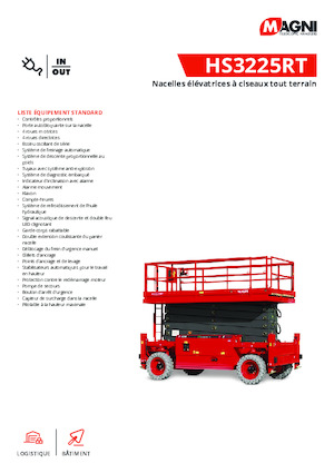 Scherenbühnen auf Rädern MAGNI HS3225RT 