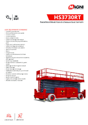 Scherenbühnen auf Rädern MAGNI HS3730RT 