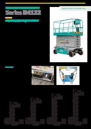 Scherenbühnen auf Rädern Imer IM 10122