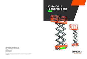 Scherenbühnen auf Rädern Dingli JCPT0812AC