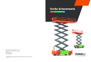 Scherenbühnen auf Rädern Dingli JCPT1523DCL2