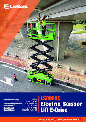 Scherenbühnen auf Rädern Liugong LS0808E